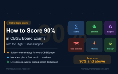 How to Score 90% in CBSE Board Exams with the Right Tuition Support
